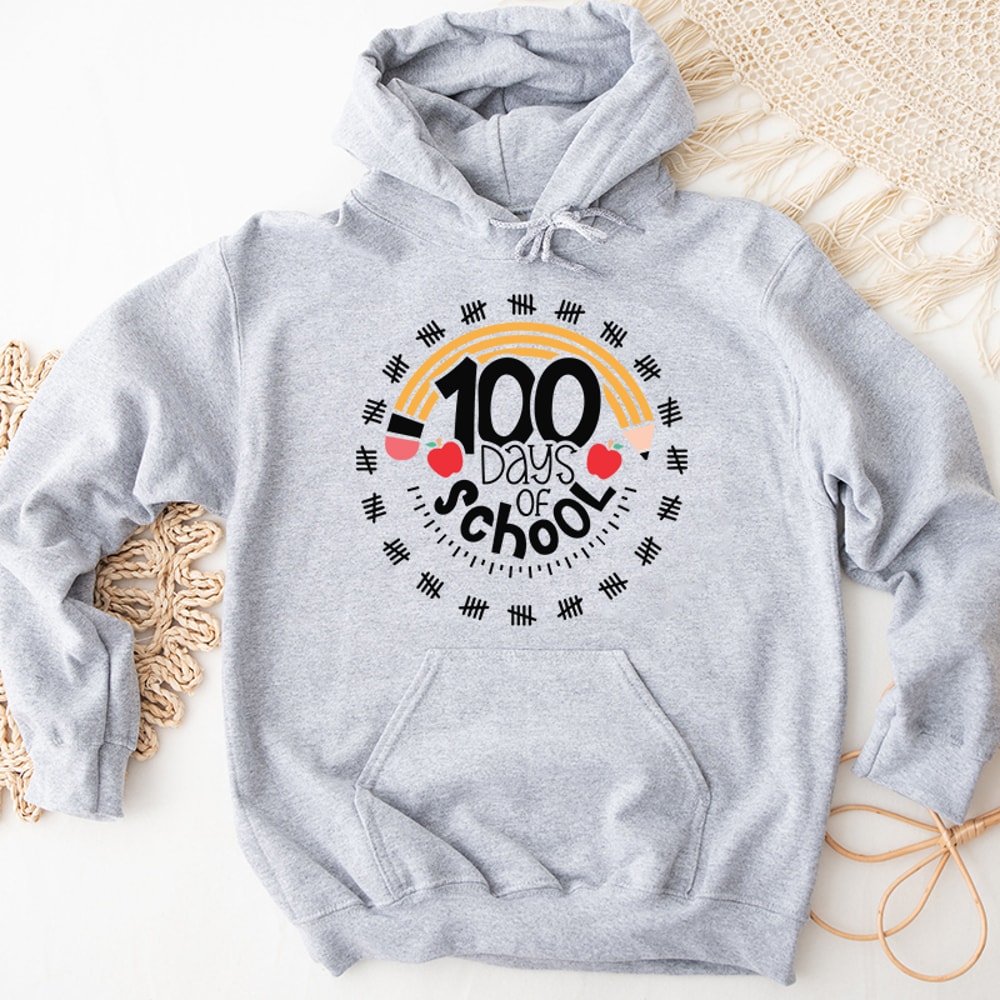 2Retro Pencil 100 Days of School Graphic Hoodies.jpg