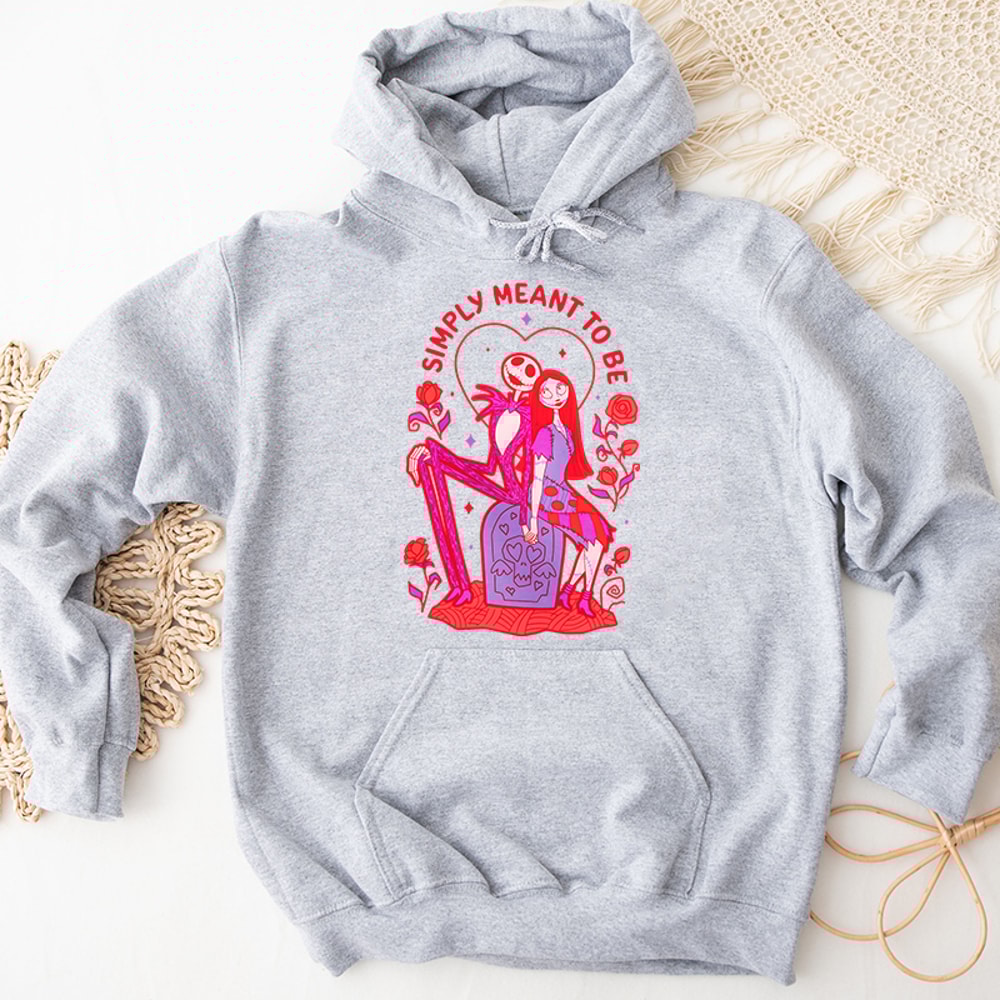2Simply Meant To Be Jack Skellington and Sally Graphic Hoodies.jpg