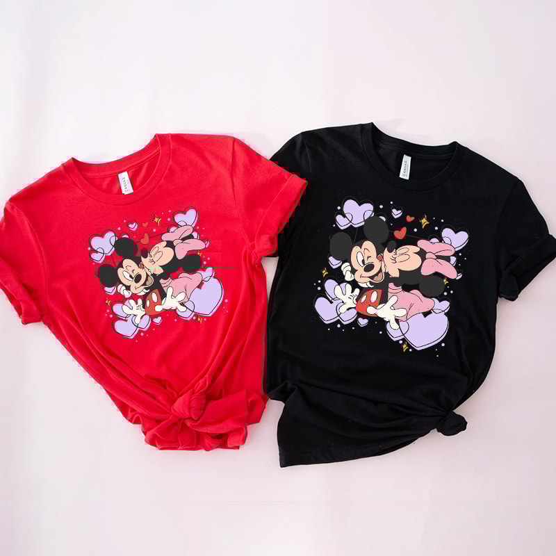 1Minnie Kiss Mickey Cute Valentine Shirt.jpg