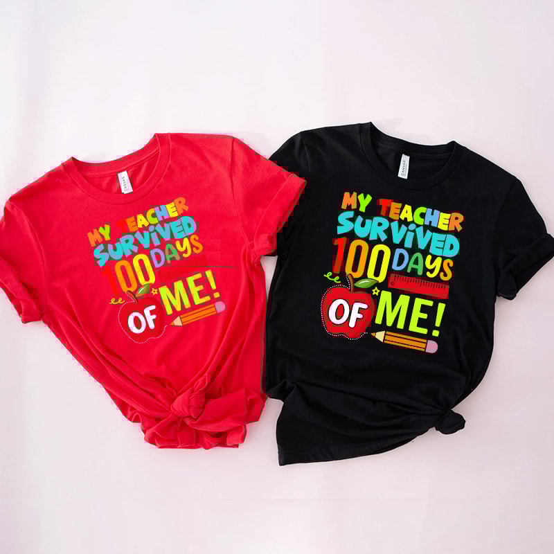 1My Teacher Survived 100 Days Of Me Shirt.jpg