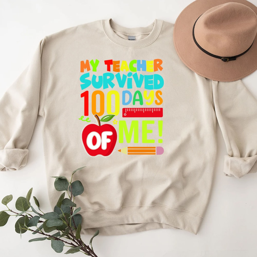 3My Teacher Survived 100 Days Of Me Shirt.jpg