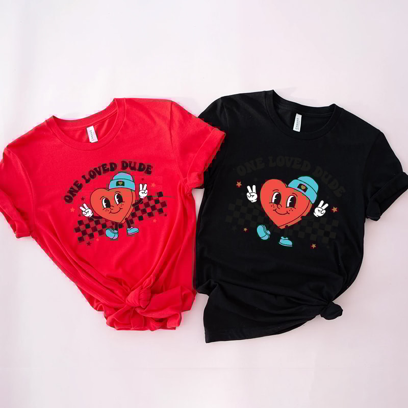 1One Loved Dude Heart Valentine Shirt.jpg
