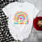 Retro 100 Days Of Kindergarten Rainbow Shirt.jpg