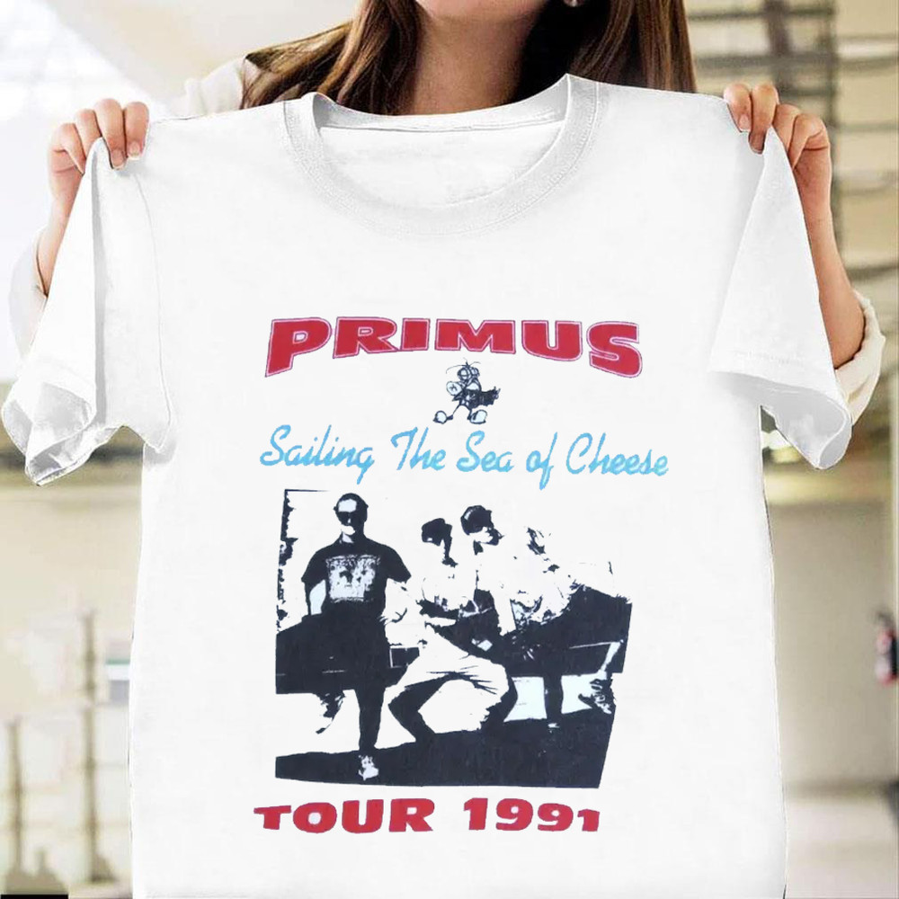 PRIMUS 1990_S 1991 Concert Tour Seas Of Cheese White Shirt.png