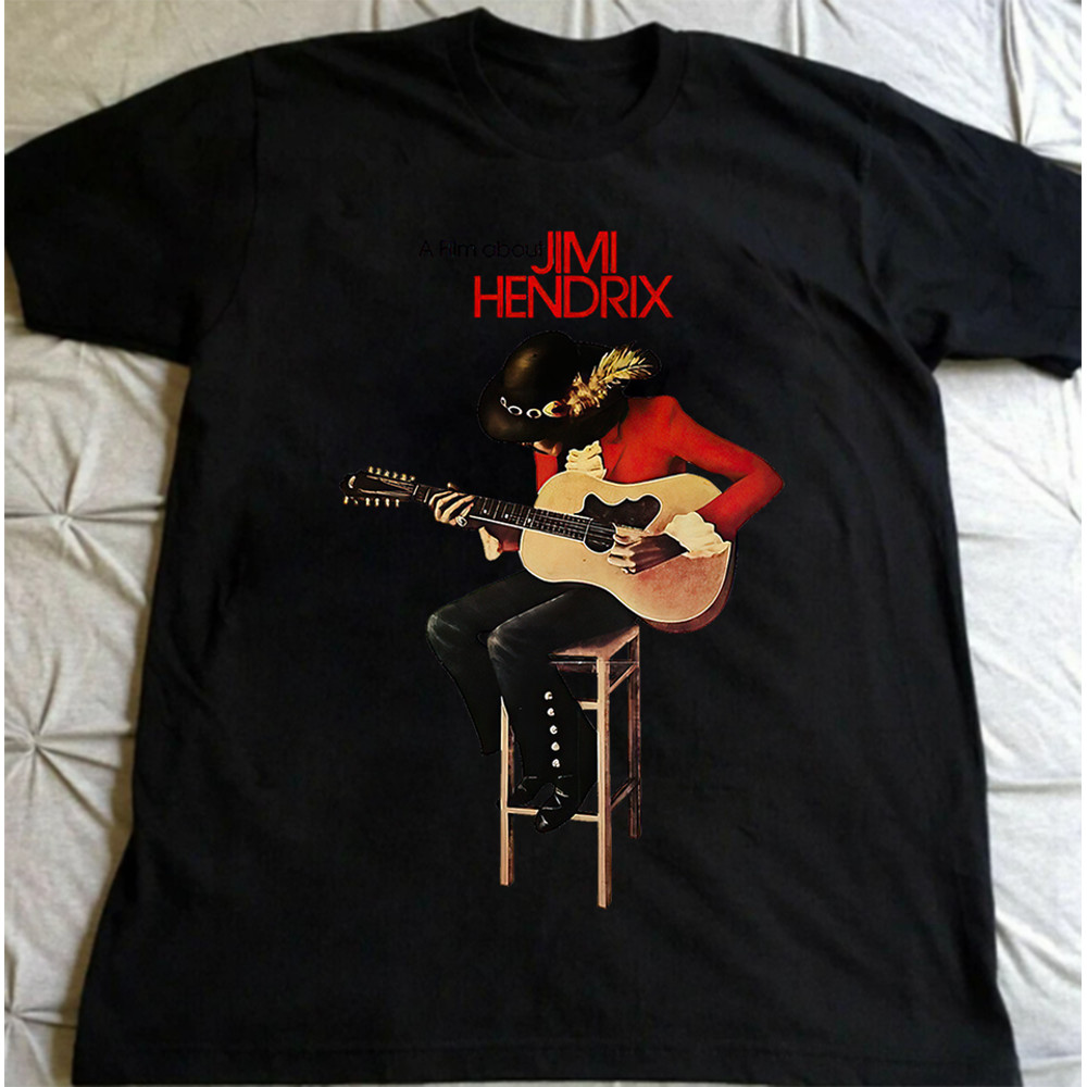 A Film About Jimi Hendrix Retro Album White Unisex S-234XL T-Shirt GO23.png