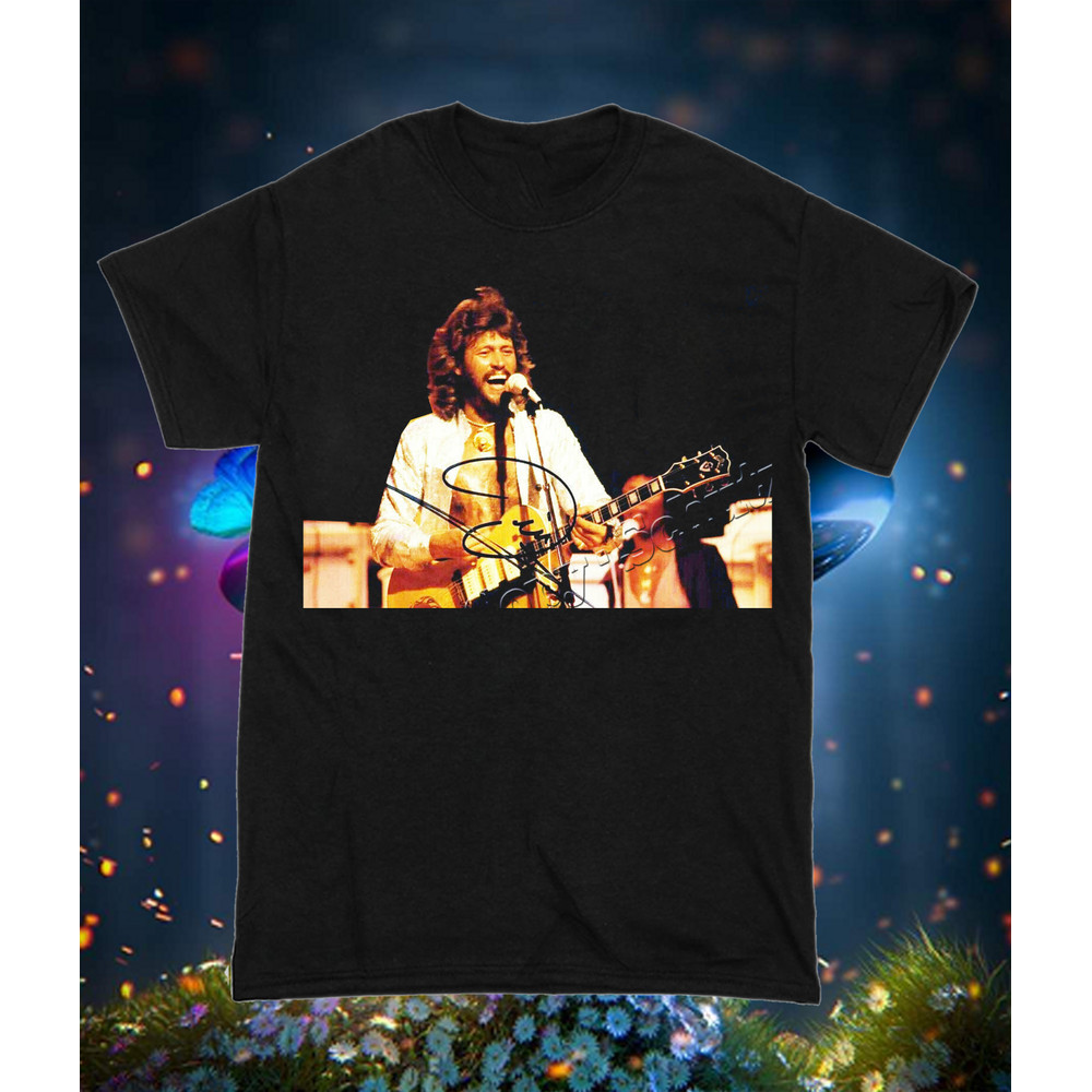 Barry Gibb of the BeeGees Signatures Tour T Shirt S To 4XL GO195.png