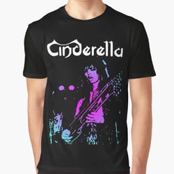 new! cinderella band shirt tee unisex short sleeve