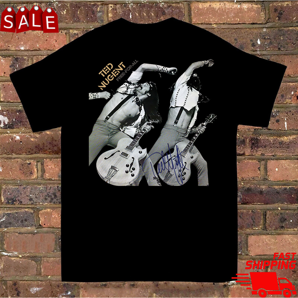 TED NUGENT signature T-shirt Tee Men Women.png