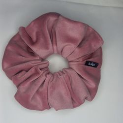Deep Pink Velvet Scrunchie