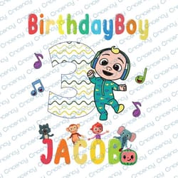 cocomelon personalized name and ages birthday png, cocomelon brithday png,cocomelon family birthday png, watermelon coco