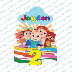 cocomelon personalized name and ages birthday png, cocomelon brithday png,cocomelon family birthday png,coco3 17