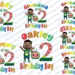 cocomelon personalized name and ages birthday png, cocomelon brithday png,cocomelon family birthday png,co4 31