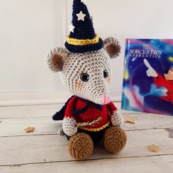 merlin the magician mouse crochet pattern, pdf crochet pattern amigurumi watermelon
