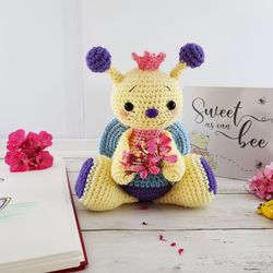 bumble the bee crochet pattern, pdf crochet pattern