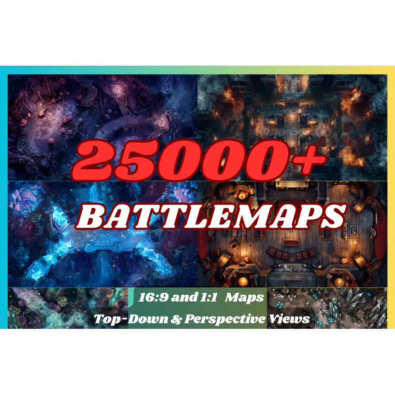 25000 Battle Maps Bundle Exclusive Access For All Maps In Storerpg Battle MapsWide View Dnd Battlem 0