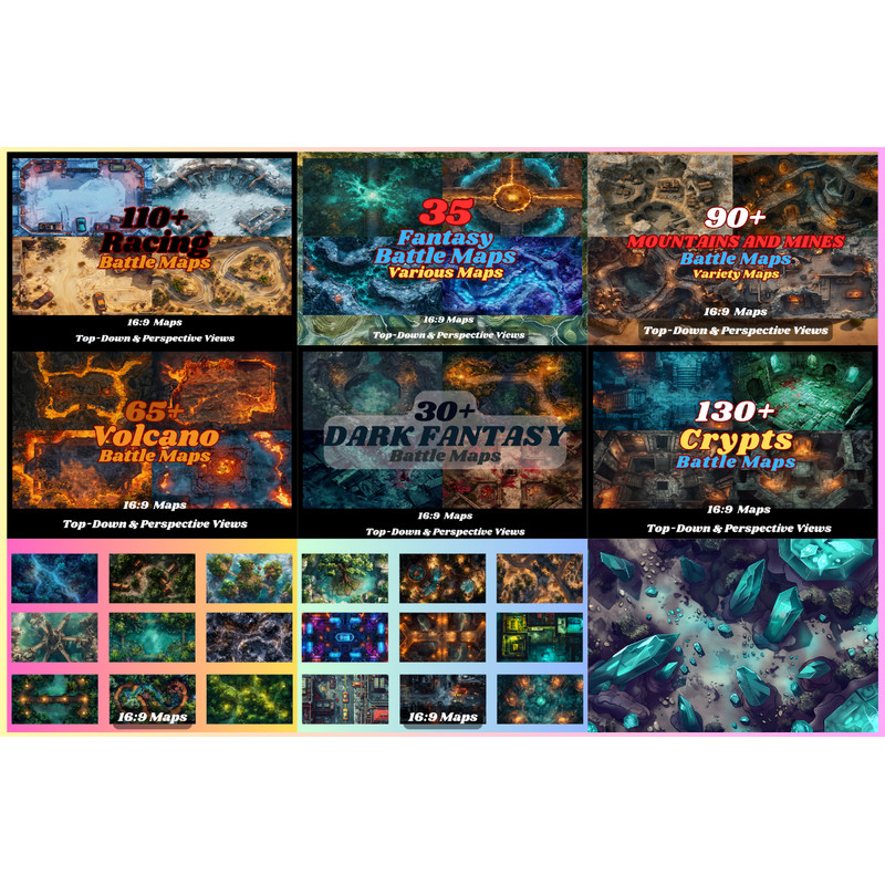 25000 Battle Maps Bundle Exclusive Access For All Maps In Storerpg Battle MapsWide View Dnd Battlem 4