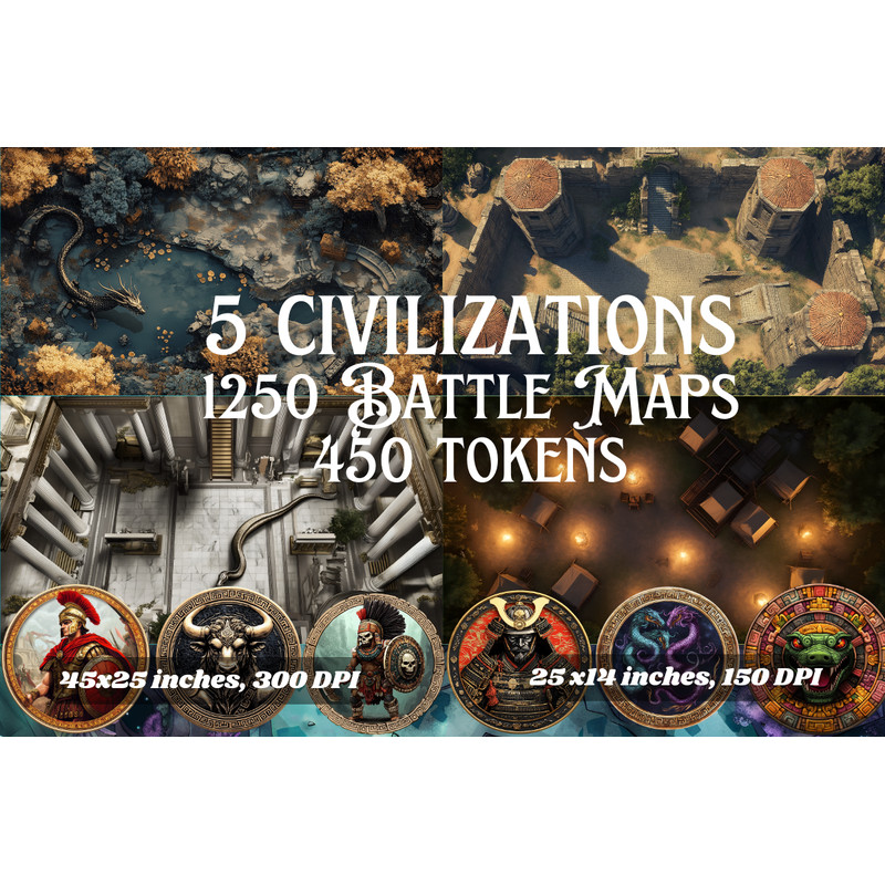 25000 Battle Maps Bundle Exclusive Access For All Maps In Storerpg Battle MapsWide View Dnd Battlem 5