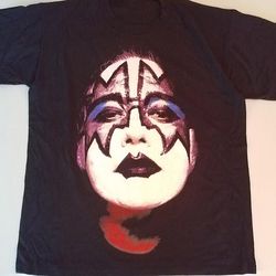 new popular ace frehley full face cotton black men s-2345xl t-shirt