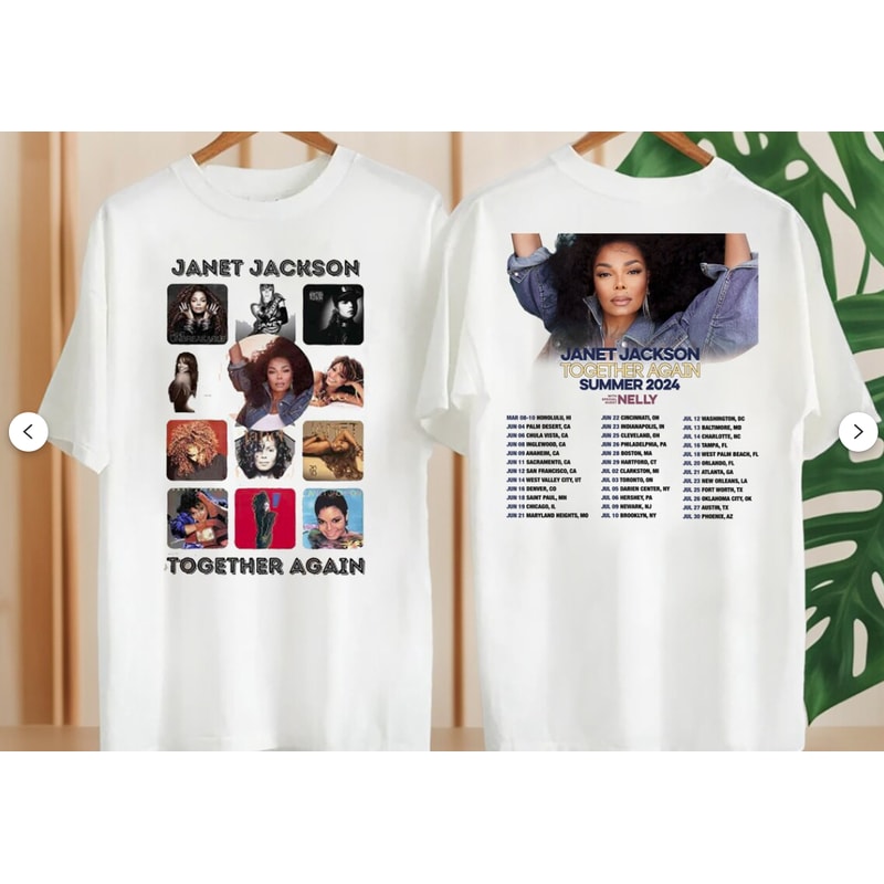 Janet Jackson 2024 Graphic Unisex T-shirt Many colors .png