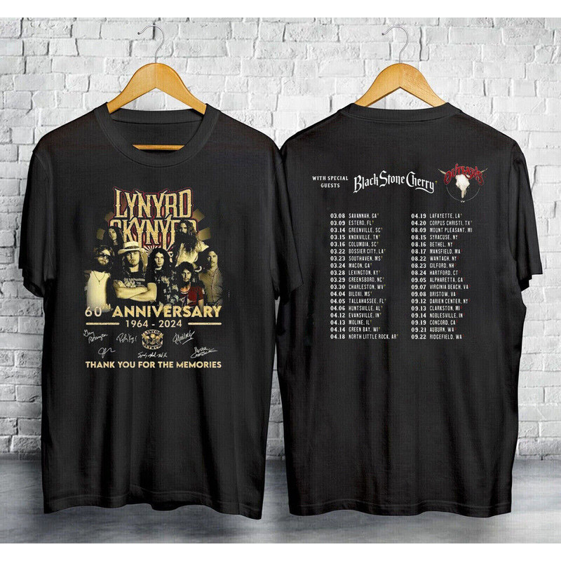 Lynyrd Skynyrd ZZ Top 2024 T-shirt many colors.jpeg