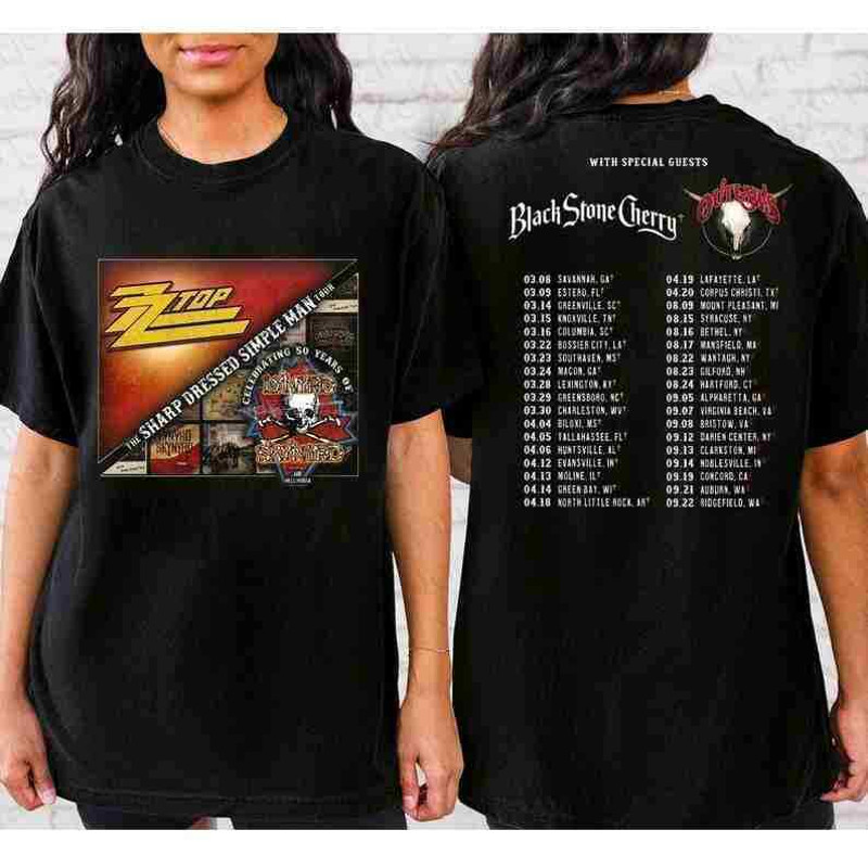 Lynyrd Skynyrd ZZ Top 2024 Unisex Short Sleeve Unisex T-shirt.jpeg