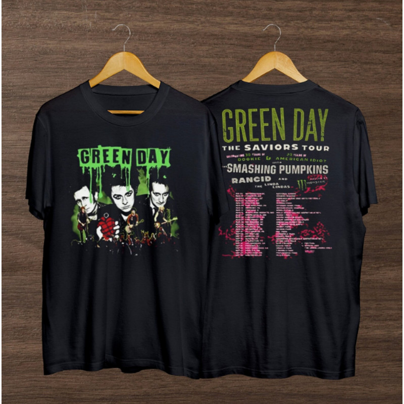 Green Day 2024 Unisex Short Sleeve Unisex T-shirt Many Colors.png