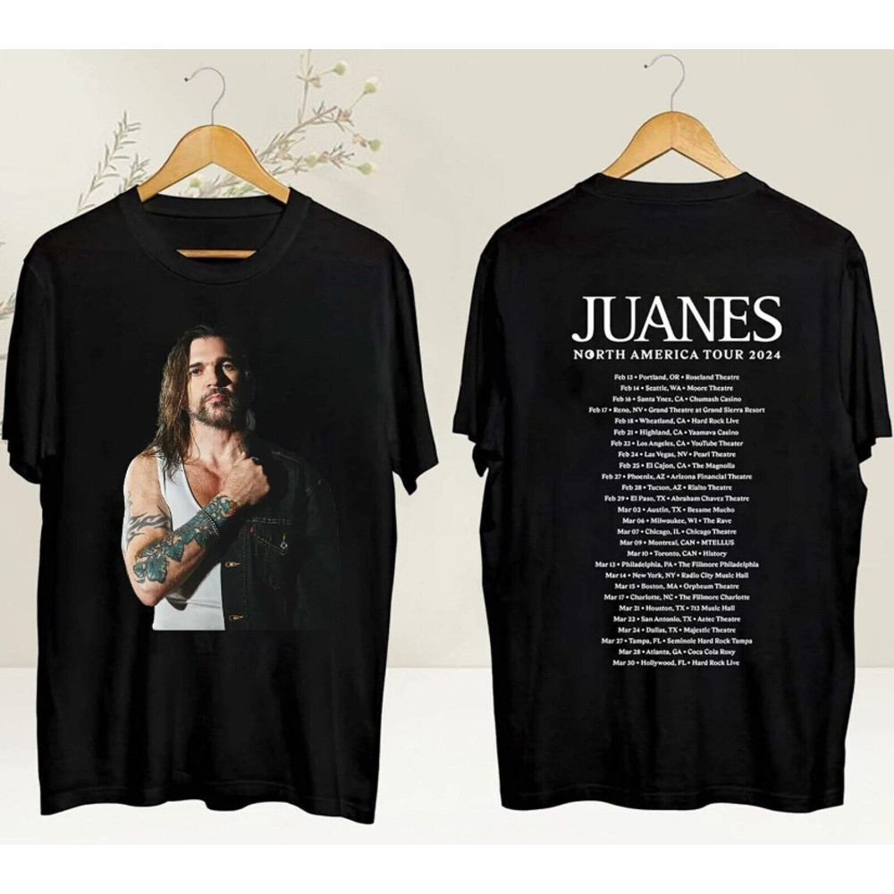 Juanes 2024 Unisex Short Sleeve Unisex T-shirt.png