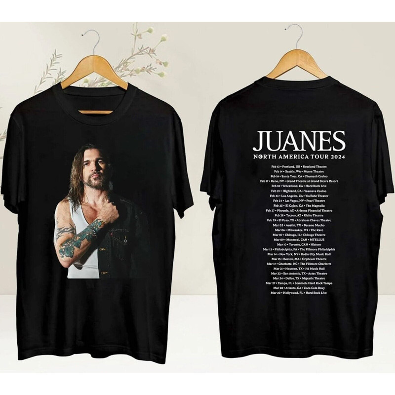 Juanes 2024 Unisex Short Sleeve Unisex T-shirt.png
