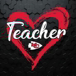 teacher kc chiefs svg cricut digital nfl svg