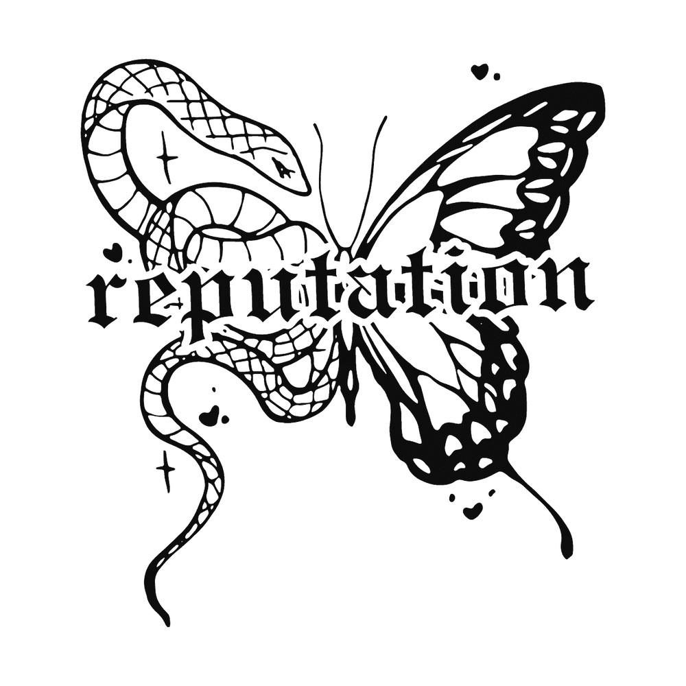 Svg190723t056 Vintage Taylor Swift Reputation Svg Snake N Butterfly Svg File Svg190723t056.png