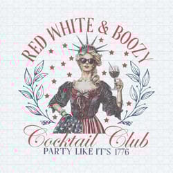 red white and boozy cocktail club 1776 png