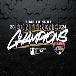 time to hunt stanley cup champions panthers svg