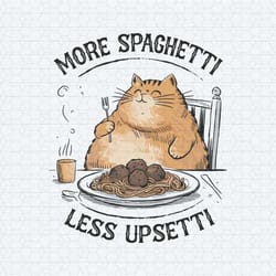vintage more spaghetti less upsetti svg