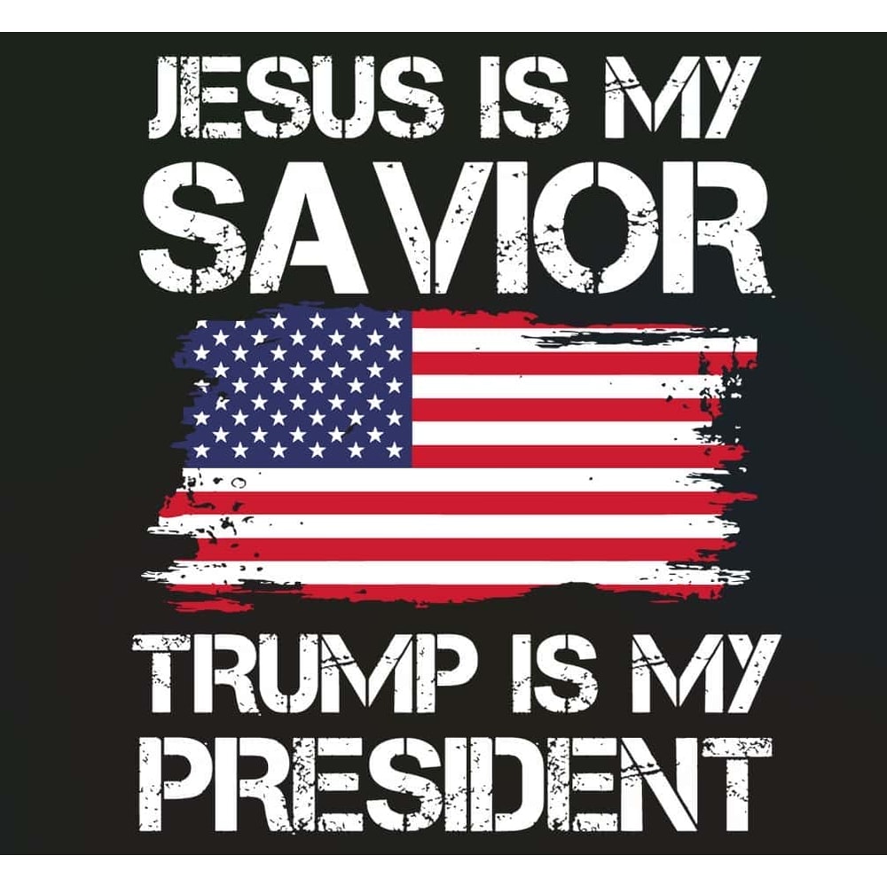 Jesus Is My Savivor Trump Is My President SVG Cricut File Design.jpg