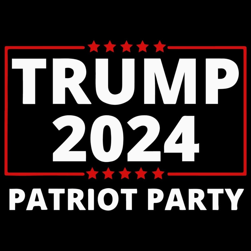 Trump 2024 Patriot Party SVG Lion Party SVG Cricut Silhouette SVG File.jpg