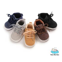 PU Leather Soft Sole Casual Sport Girl Boy Baby Leather Boots