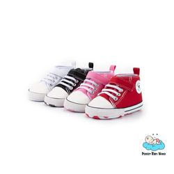 Canvas High Top Soft Sole Prewalker Shoes: Stylish Toddler Shoes Baby Girls Boys