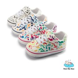 Printing Upper Breathable Magic Type Toddler Baby Casual Shoes