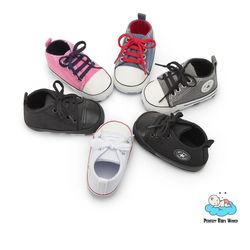 Classic Canvas Denim Cotton Soft Sole Prewalker Toddler Boy Babe Shoes
