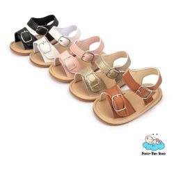 Rubber Soft Sole Baby Footwear 0-18 Months Baby Toddler Girl Baby Sandals Shoes