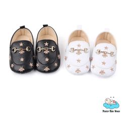 PU Leather Soft Sole First Walker Slip On 0-18 Month Baby Moccasins