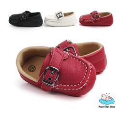 pu leather soft sole first walker moccasins loafers baby boy