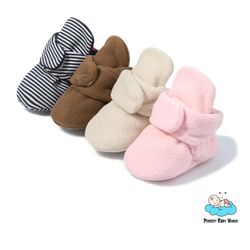 Indoor Crib Shoes Warm Winter Toddler Soft Cotton Baby Shoes Socks