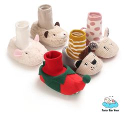 Lovely Winter Cute Animal Warm Indoor 0-18 Months Infant Baby Socks Booties