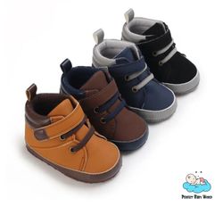 infant casual shoes pu leather soft sole baby shoes