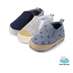 Universal Boy and Girl Cotton Soft Sole Breathable Organic Baby Casual Shoes