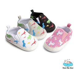 Newborn Boy Girl Walking Shoes Cute Animals Anti-Slip Cotton Soft Sole Baby Sneaker