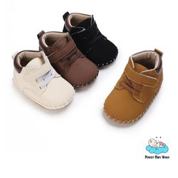 Baby Crib Shoes Slip-Resistant Rubber Sole Water Proof Baby Causal Shoes