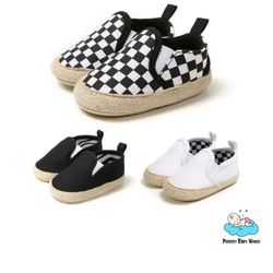 Indoor Infant Baby Cotton Soft Sole Canvas Plain Baby Casual Shoes