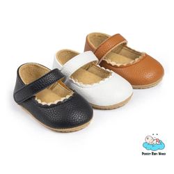 Newborn Girls Shoes PU Leather Breathable Soft Sole Party Baby Dress Shoes